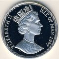 Остров Мэн 1 крона 1997 год - Рождение Иисуса Христа (серебро)