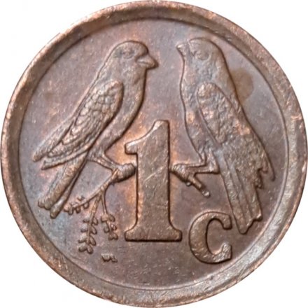 ЮАР 1 цент 1992 год