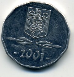 Румыния 5000 леев 2001 год