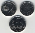 Набор из 3 монет Чехии 2015-2016 года