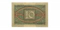 Веймарская республика 10 марок 1920 год - XF