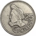 Гватемала 25 сентаво 1987 год