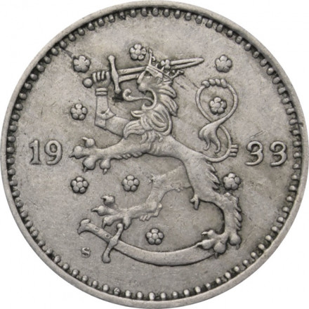 Финляндия 1 марка 1933 год