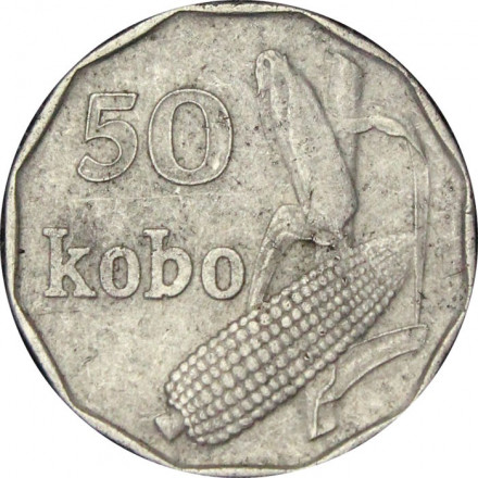 Нигерия 50 кобо 1991 год