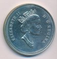 Канада 1 доллар 1991 год - 175 лет пароходу «Фронтенак»