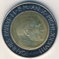 Ватикан 500 лир 1988 год
