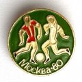 Значок. Олимпийские игры 1980. Футбол