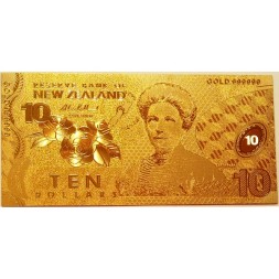 Сувенирная банкнота Новая Зеландия 10 долларов - UNC