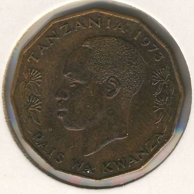 Танзания 5 сенти 1973 год