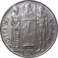 Ватикан 50 лир 1981 год - Помощь заключенным, немощным и беднякам