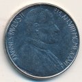 Ватикан 50 лир 1986 год
