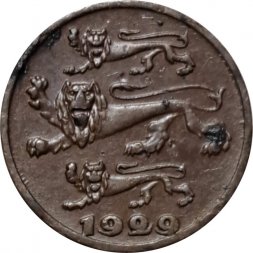 Эстония 1 сент 1929 год