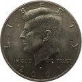 США 1/2 доллара 2001 год - Джон Кеннеди (P)