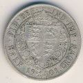 Великобритания 1/2 кроны 1901 год