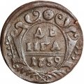 Денга 1739 год Анна Иоанновна (1730 - 1740) - VF