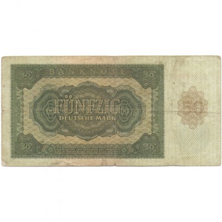ГДР 50 марок 1948 год - F