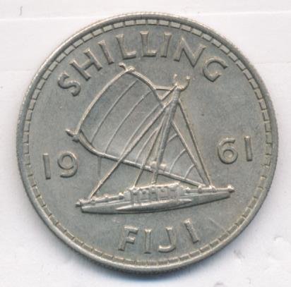 Фиджи 1 шиллинг 1961 год