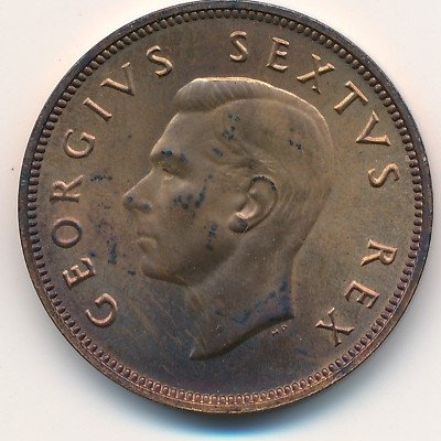 ЮАР 1/2 пенни 1952 год