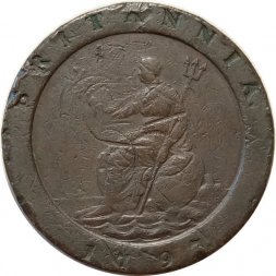Великобритания 2 пенса 1797 год