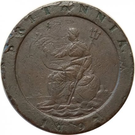 Великобритания 2 пенса 1797 год