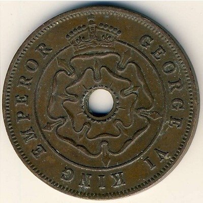 Южная Родезия 1 пенни 1947 год