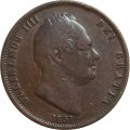 Великобритания 1/2 пенни 1831 год