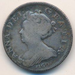 Великобритания 1 шиллинг 1703 год