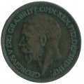 Великобритания 1/2 пенни 1925 год