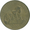 Танзания 200 шиллингов 1998 год - VF
