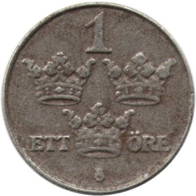 Швеция 1 эре 1919 год