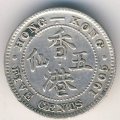 Гонконг 5 центов 1905 год