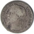 Франция 50 сантимов 1865 год (K)