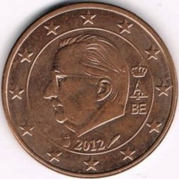 Бельгия 5 евроцентов 2012 год