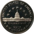 США 1/2 доллара 1989 год - 200 лет Конгрессу (S)