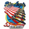Шеврон 55 лет &quot;Blue Angels&quot; (Голубые ангелы). 1946-2001. ВВС США.