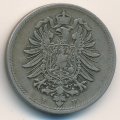 Германия 10 пфеннигов 1888 год (F)