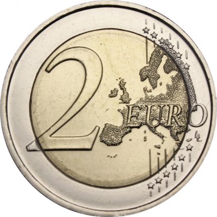 Германия 2 евро 2025 год - 35 лет объединению Германии (F)