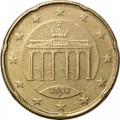 Германия 20 евроцентов 2002 год (F)