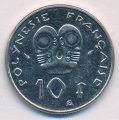 Французская Полинезия 10 франков 1986 год