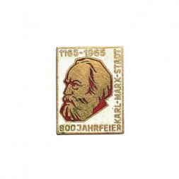 Значок ГДР. 800 Jahrfeier Karl - Marx - Stadt 1165 - 1965. 800 лет Карл - Маркс - Штадт