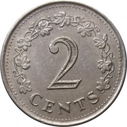 Мальта 2 цента 1982 год