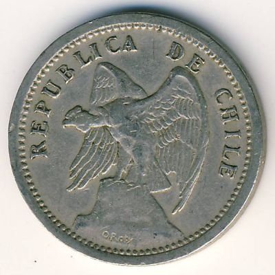 Чили 20 сентаво 1939 год