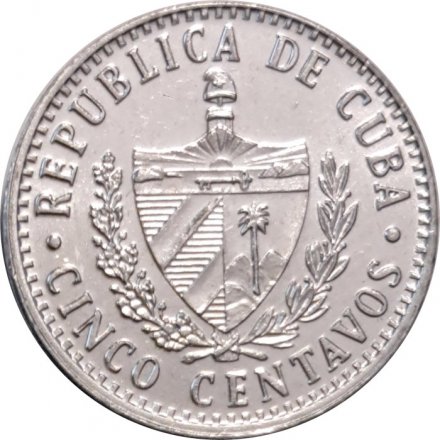Куба 5 сентаво 2014 год UNC