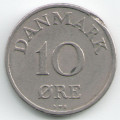 Дания 10 эре 1951 год - Король Фредерик IX