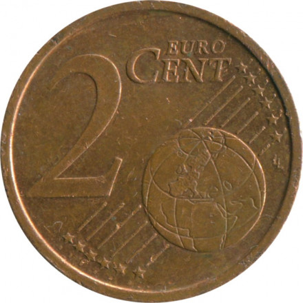Ирландия 2 евроцента 2006 год - Кельтская арфа