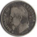 Франция 50 сантимов 1864 год - Император Наполеон III (A)