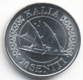 Тонга 20 сенити 2015 год - Тупоу VI