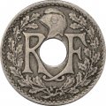 Франция 5 сантимов 1920 год