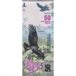 Аргентина 50 песо 2020 год - Кондор - XF