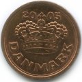 Дания 50 эре 2005 год